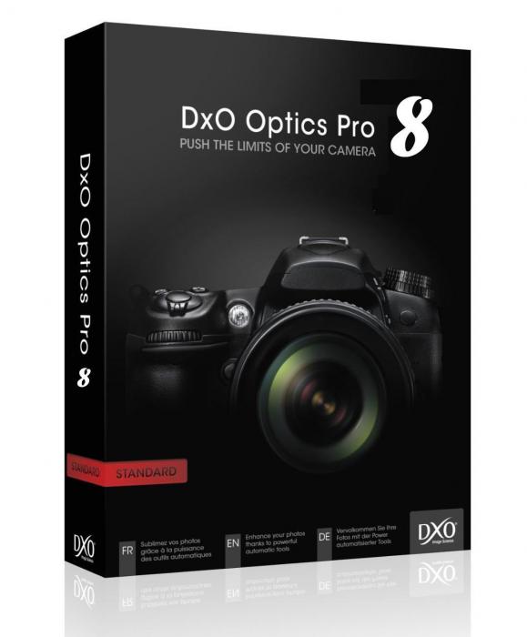 DxO Optics Pro 8 ENG скачать бесплатно - редактор фотографий