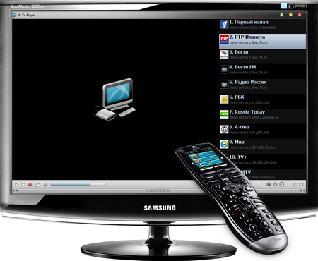 IP-TV Player 0.28 Portable RUS скачать бесплатно - интернет телевидение